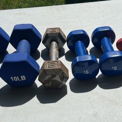 Set of dumbbells 