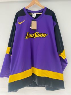Nike NBA Lakers Lake Show Hockey Jersey