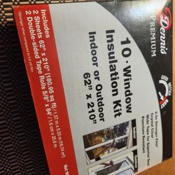 New Dennis Premium Plastic Insulation Window Kit