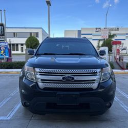 Ford Explore 8 Seats SUV Black Clean Title 