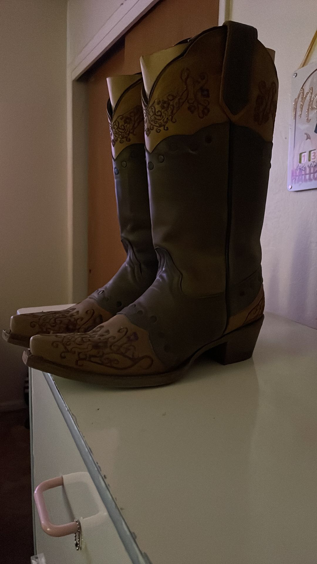 Bota Vaquera, Barcelona Vintage Cafe, size: 25 women