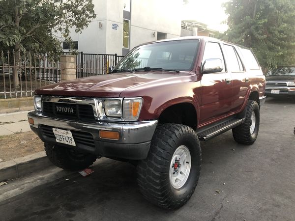1991 Toyota 4Runner 91 4x4 For Sale In Los Angeles CA OfferUp