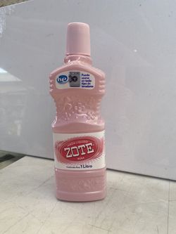 Zote Liquid Soap In a 1 Liter Bottle.Jabón Líquido Zote En Botella De 1 Litro.