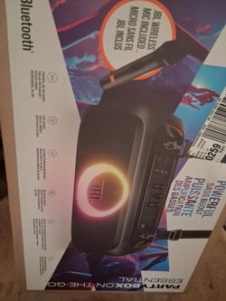 JBL PartyBox On-The-Go Essential - Brand New Sealed - Wireless Mic Included