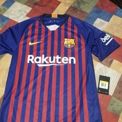 Nike Barcelona 18/19 Home Jersey Size M - S 