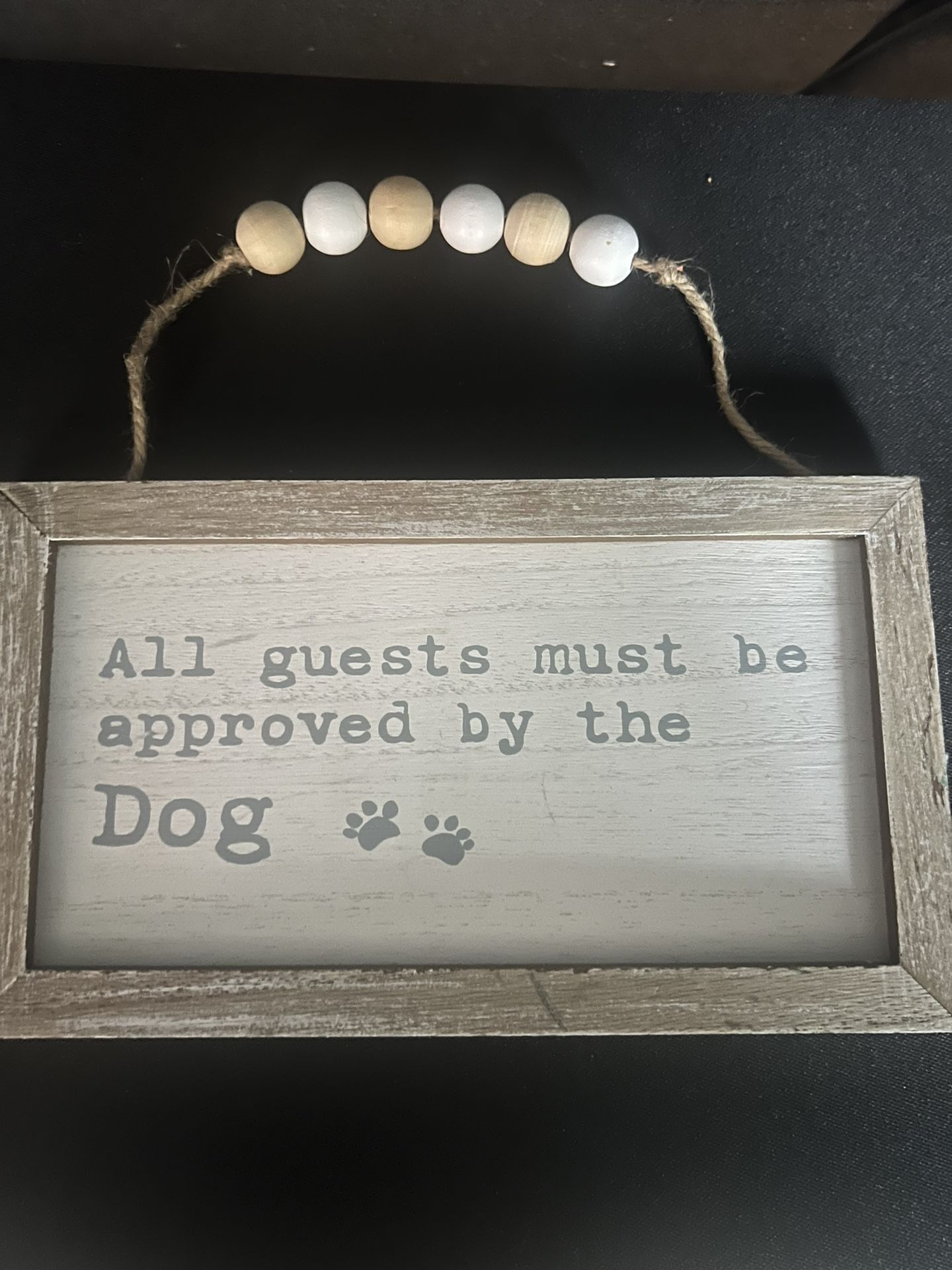 Brand New dog Sign Decor