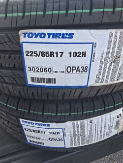 4 New Toyo Open Country A38 225/65R17