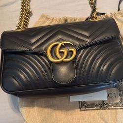 Black Gucci Bag Slightly Used