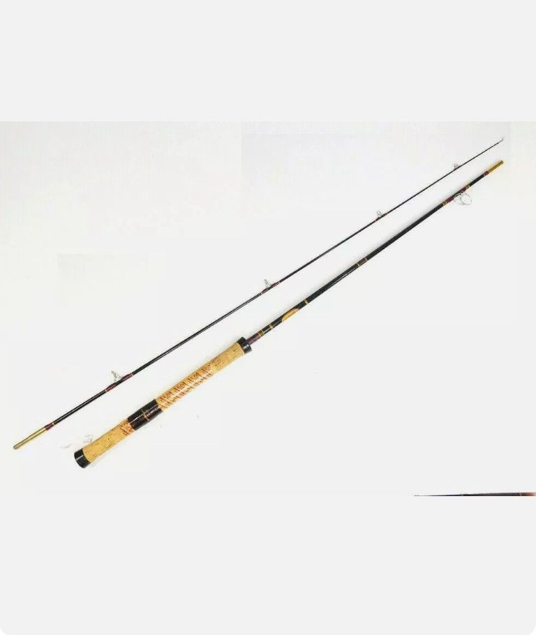 Vintage Genuine St. Croix #8126 Double Power Fiberglass 2 pc. Fishing Rod 7 FT