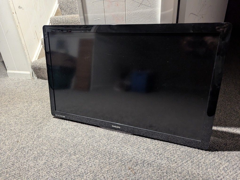 Philips 40” LCD HDTV – Tested & Working – (Not Smart TV)