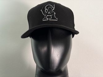California Angels - New Era 59 Fifty MLB Cooperstown Fitted Baseball Hat Cap (Black / 7 1/4)