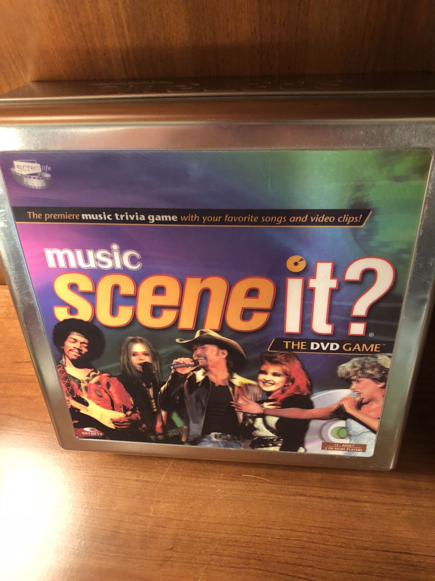 New unused Music Scene It DVD game - Music Trivia - game pieces still in sealed pkgs.