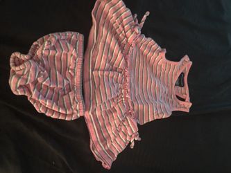 Ralph Lauren little girls dress set