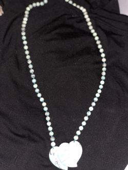 Beautiful Baby Blue Real Stone Necklace