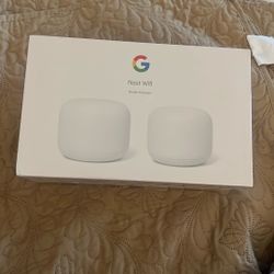 Google Nest WiFi Wireless Router and Point