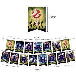 Ghostbusters party sign