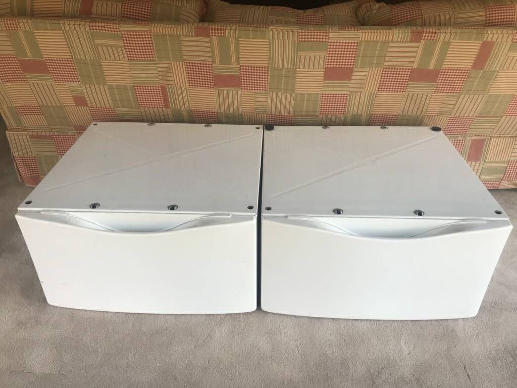 WHIRLPOOL DUET WHP1500SQ0 Washer Dryer Stands Pedestal Storage Drawers