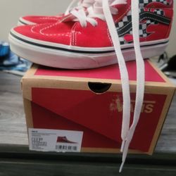 Boys Vans Size 2 Worn A Few Times 