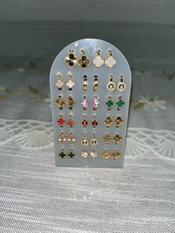 14k Gold earrings for kids children size