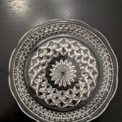 Set Of Four Glass Plates (6" Diameter)