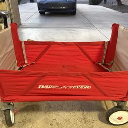 Radio Flyer wagon with canopy
