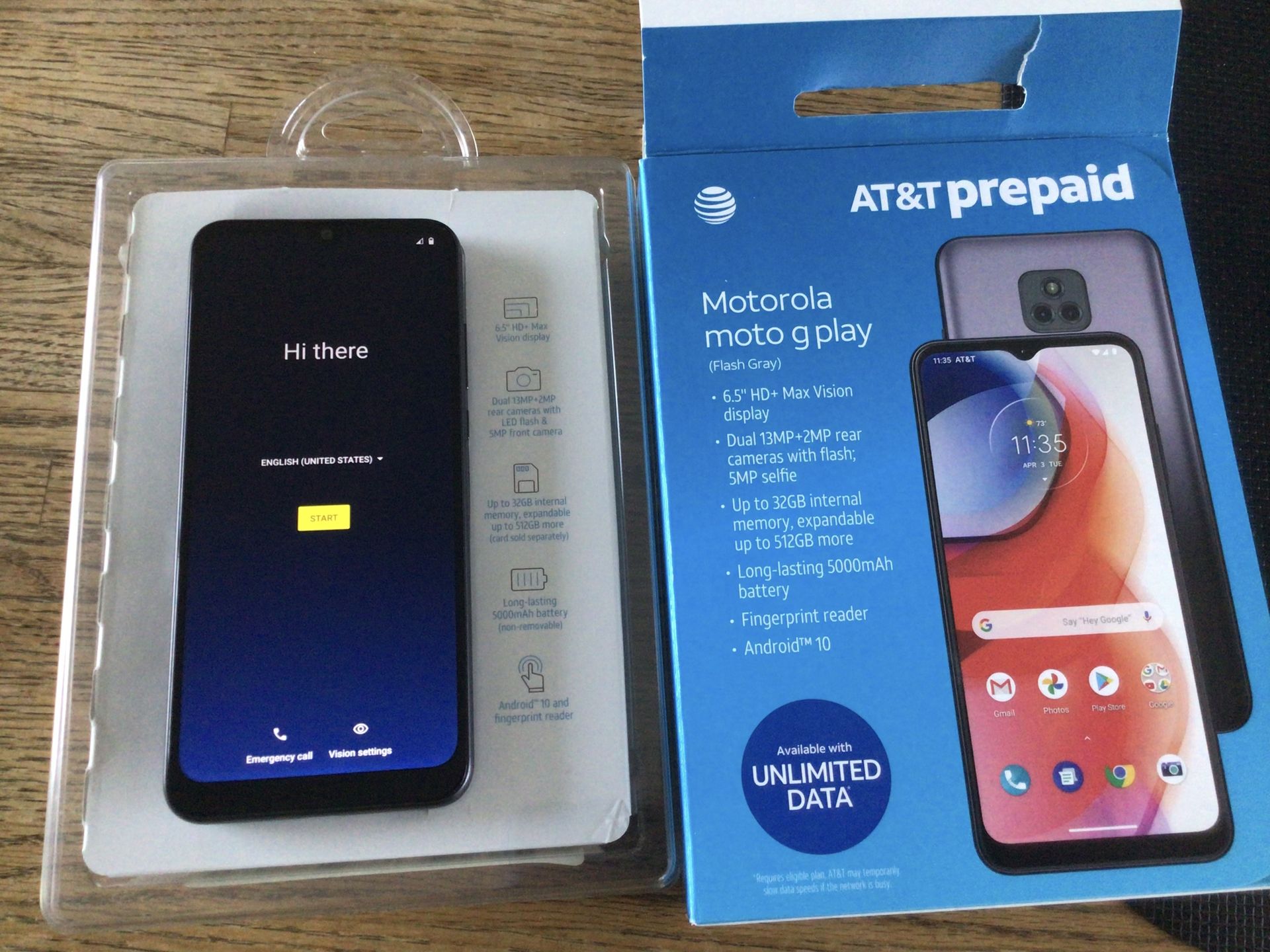 Att Prepaid Smart Phone Motorola G Play $50 for Sale in Sparks, NV ...