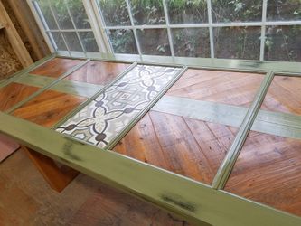 Handmade Cedar Dining Table Box Legs