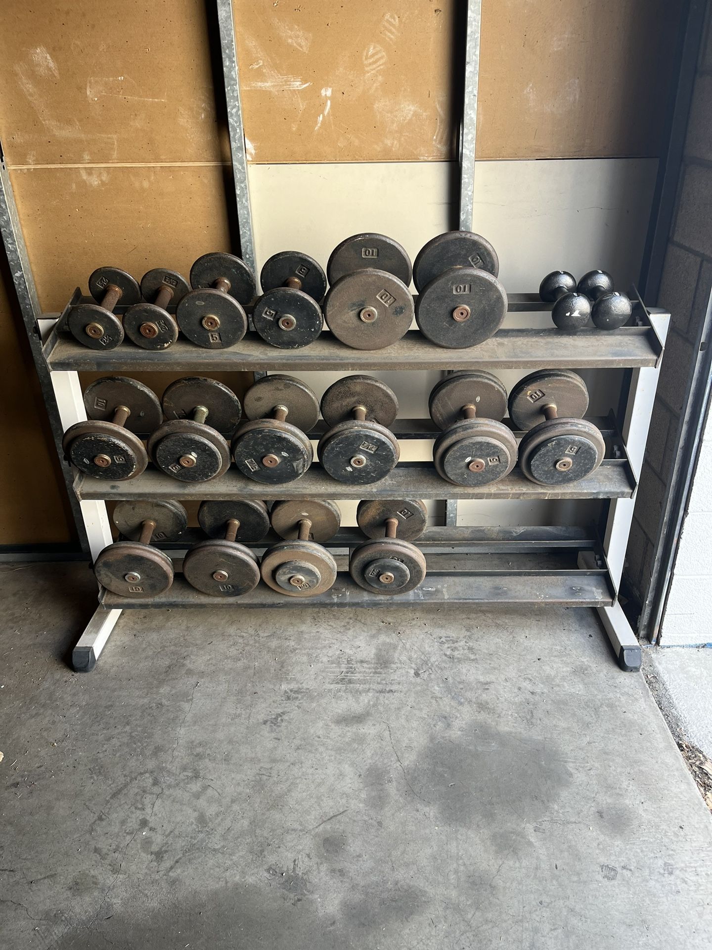 Dumbbell Weights With Stand