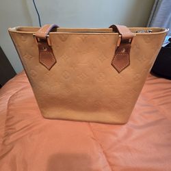 LV Yellow Vernis Tote