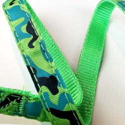 Green Camo Dog Leash $15