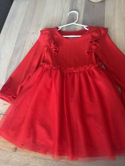 Cat & Jack Red Dress Size 3T