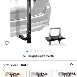 bike rack for car - 2 bikes (new/unopened box)