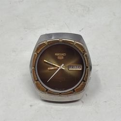 Seiko 5 7019-7370 Dark Side Of The Moon 21J Automatic Japan Rare Small bracelet