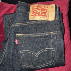 Men’s Levi’s 501 Original Black Rigid $50