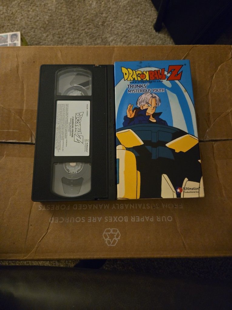 Dragon Ball Z VHS Tape "Trunks - Mysterious Youth"