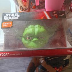 Yoda Head Light Up STARWARS