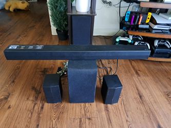 LG Barra de Sonido de 5.1 Canales con Audio Dolby y Altavoces Traseros