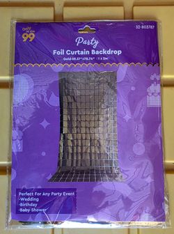 Foil Curtain Backdrop