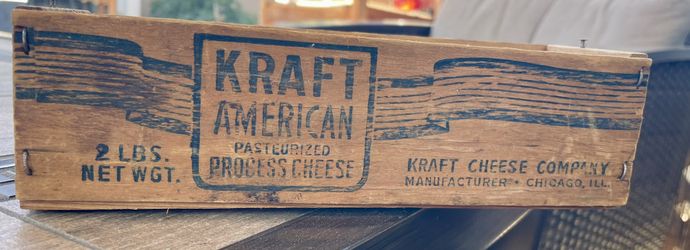 Vintage Kraft Cheese Box 