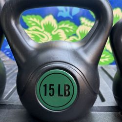 NEW  15  LB.  KETTLEBELL WEIGHT