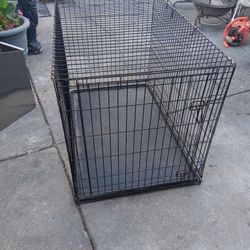 XL Dog Crate Kennel With Tray 