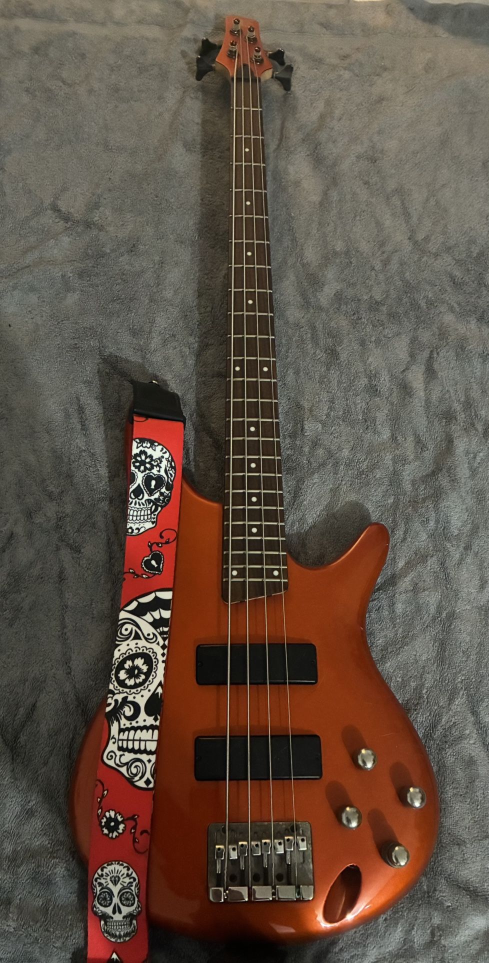 Ibanez SR300 Orange Electric Bass Guitar