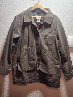 LL Bean Women Barn Coat- Large 
