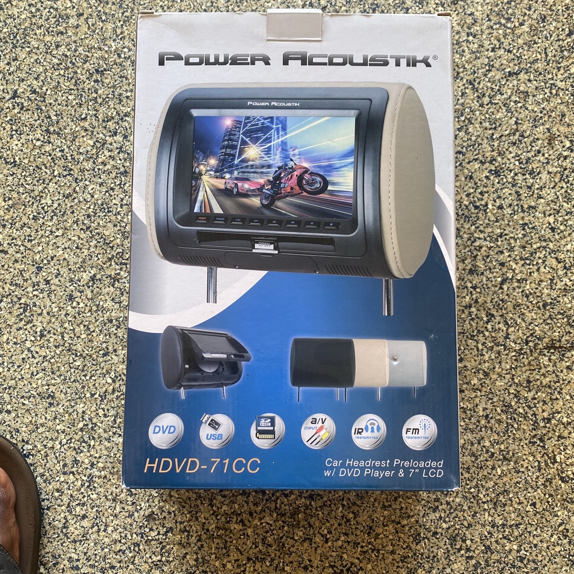 Car Headrest Preloaded