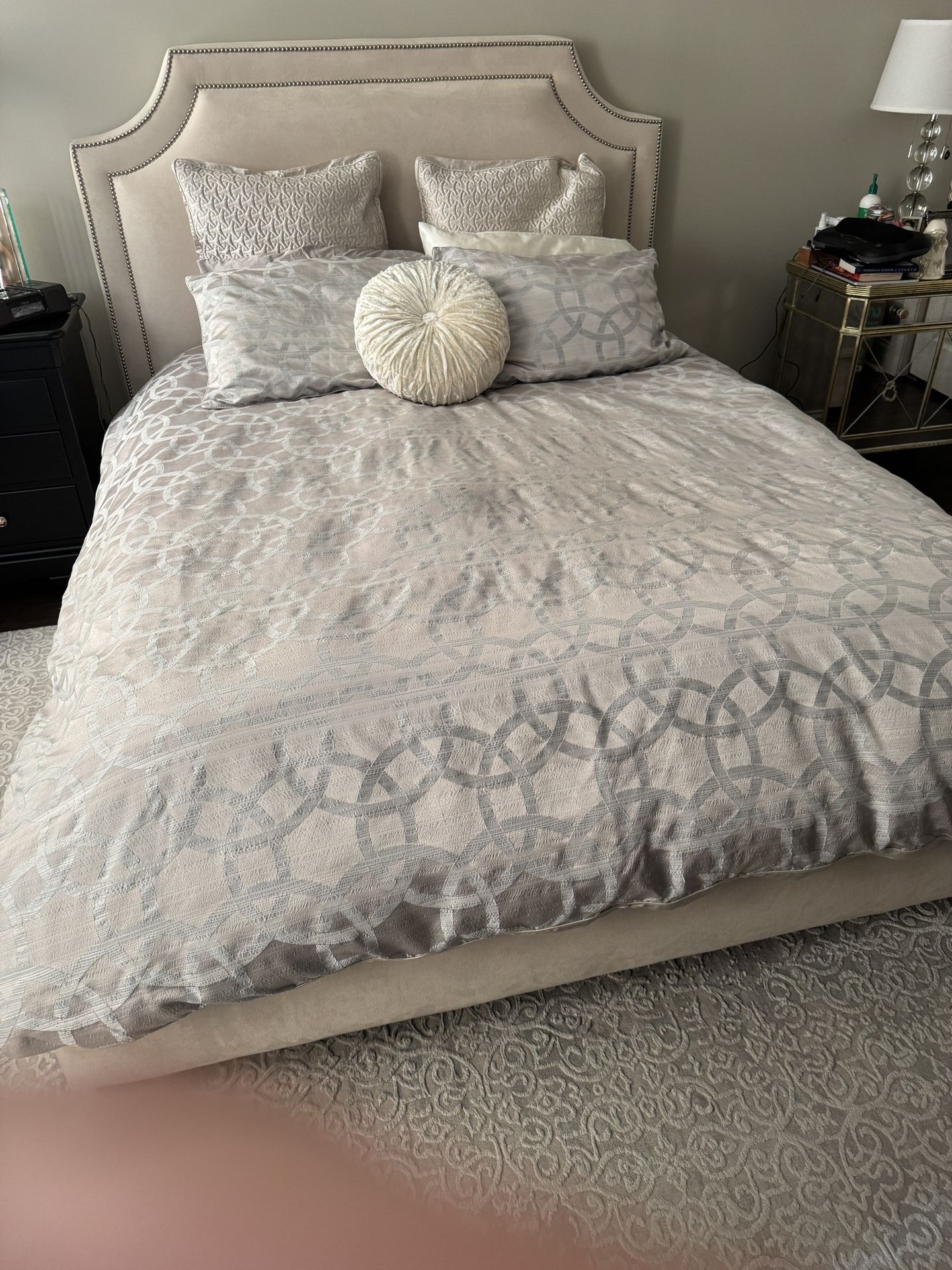 Z Gallerie Queen Bed