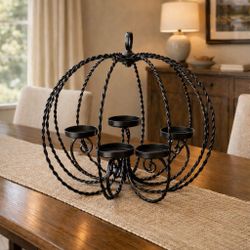 Luxury Vintage Wrought Iron 5-Candle Holder | Ornate Gothic Elegance | Stunning Statement DécorAlternative:
Elegant Vintage 5-Candle Holder | Ornate W