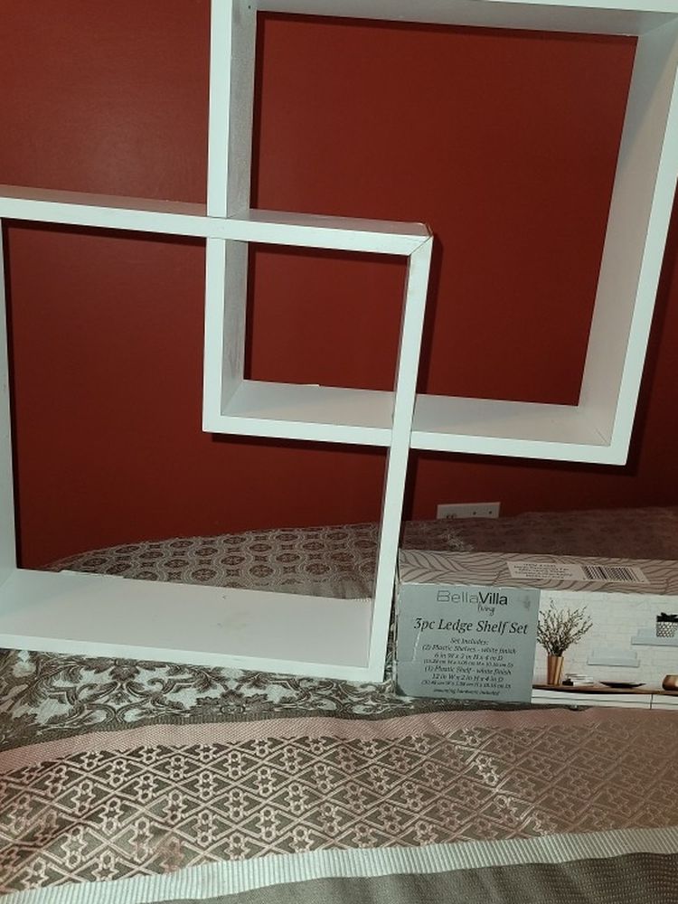 $8 Double Shelves and $5/ 3 Piece Ledge Set