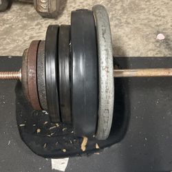 Weight Bar And Weights
