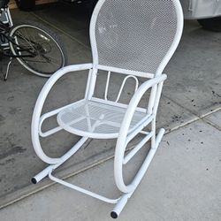 Metal Rocking Chair, Imported from Mexico