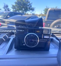 MINOLTA Hi-Matic AF2 35mm Film Camera - UNTESTED - Great Condition. OBO